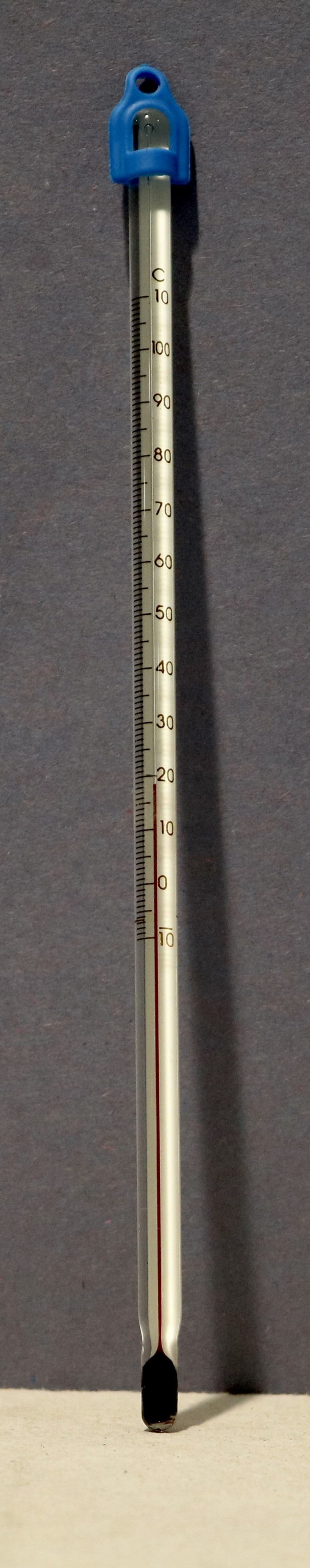 an analogue thermometer