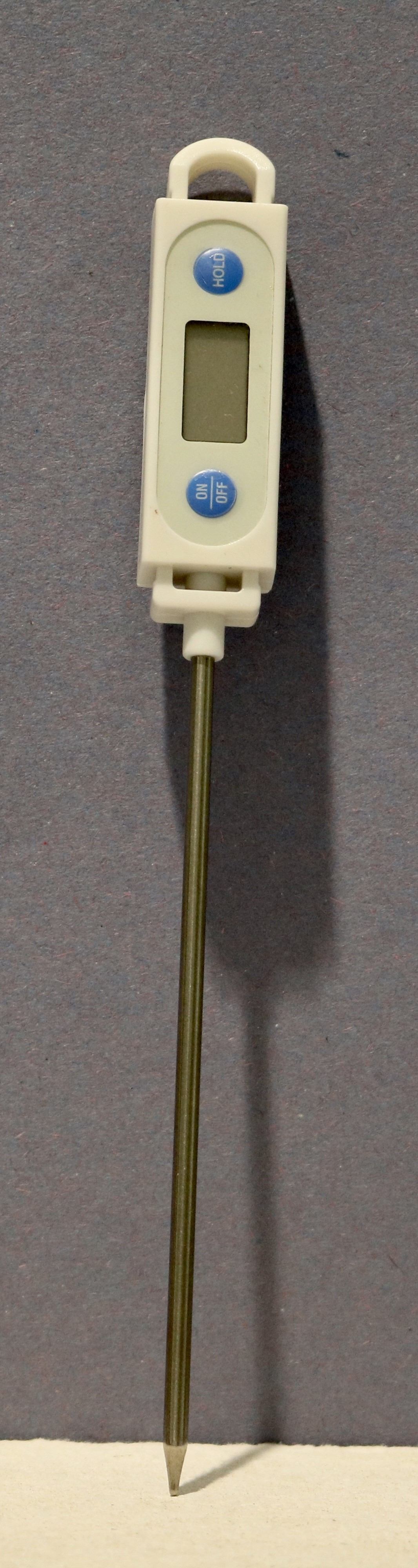 a digital thermometer